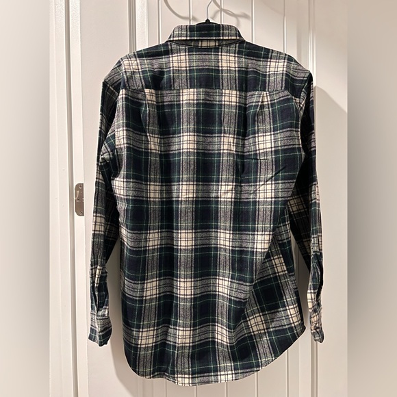 Vintage Pendleton Green Plaid Flannel 100% Wool Sz S - Picture 2 of 3